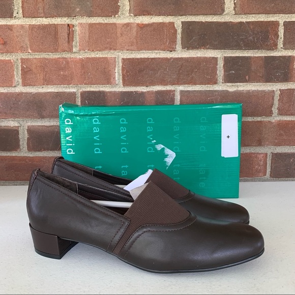 David Tate Women’s Gianna Leather Closed Toe Loafers Brown Size US 11 SS Narrow - Picture 8 of 10